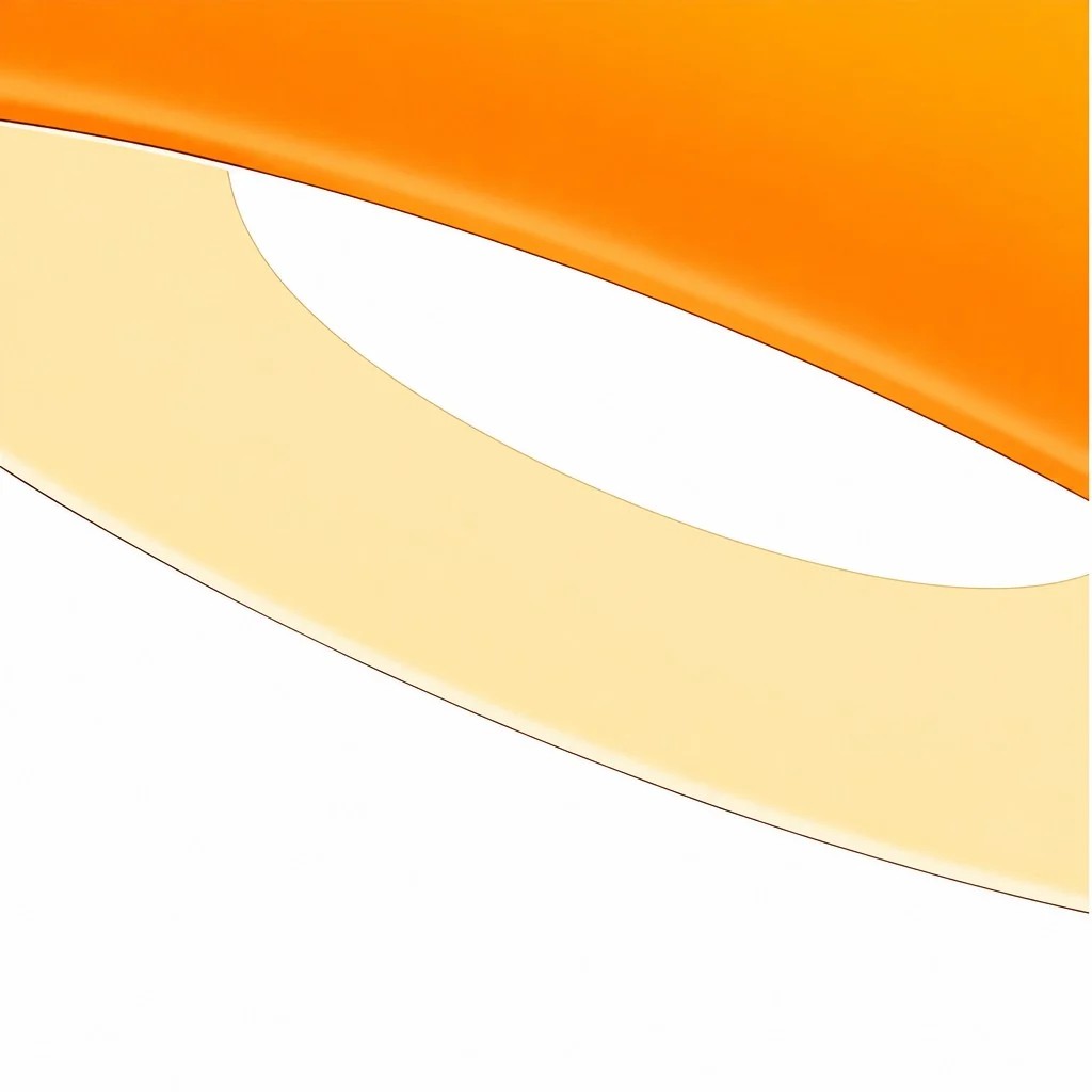 Nahaufnahme von glänzendem orangem Glas