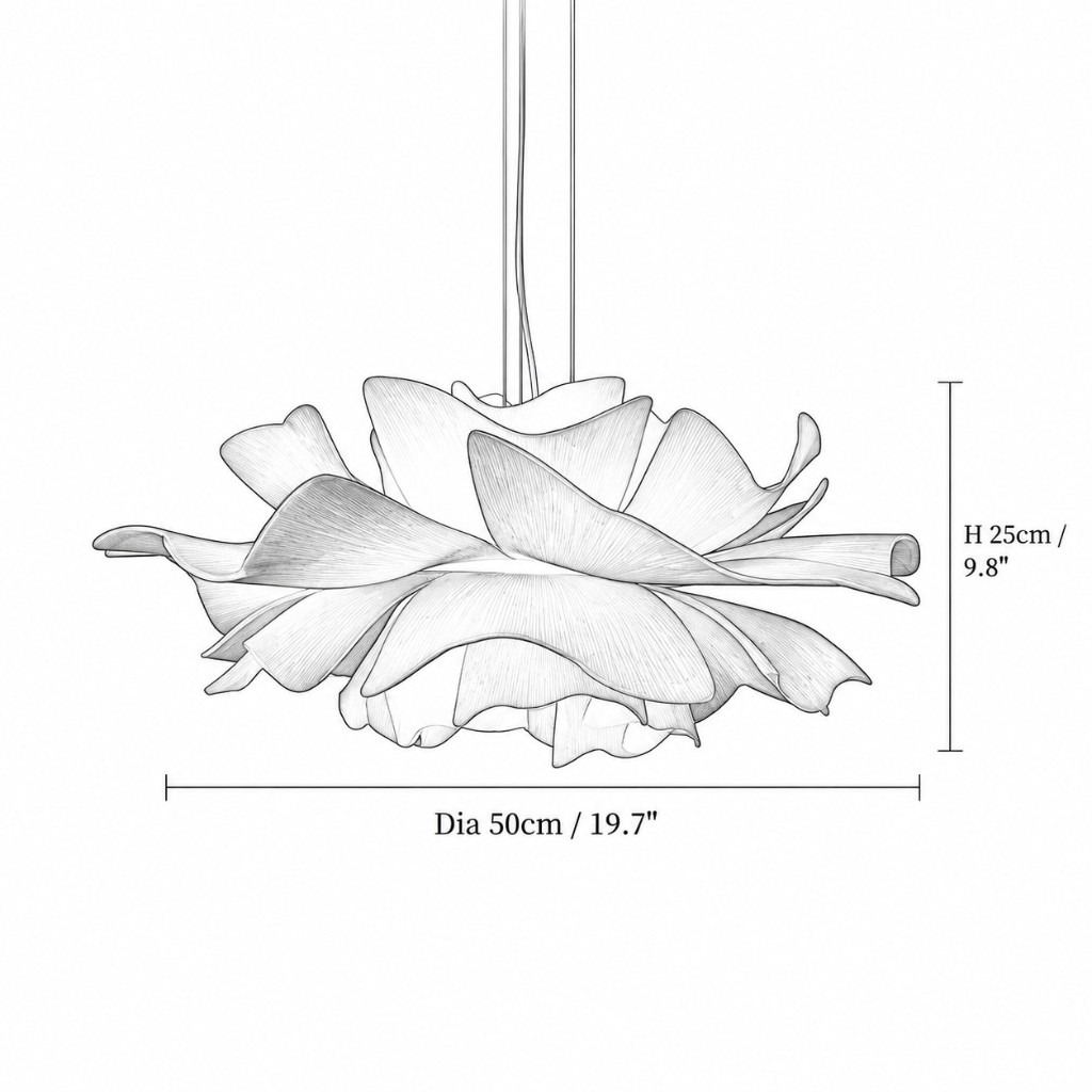 Maßzeichnung Ø 50 cm × H 25 cm