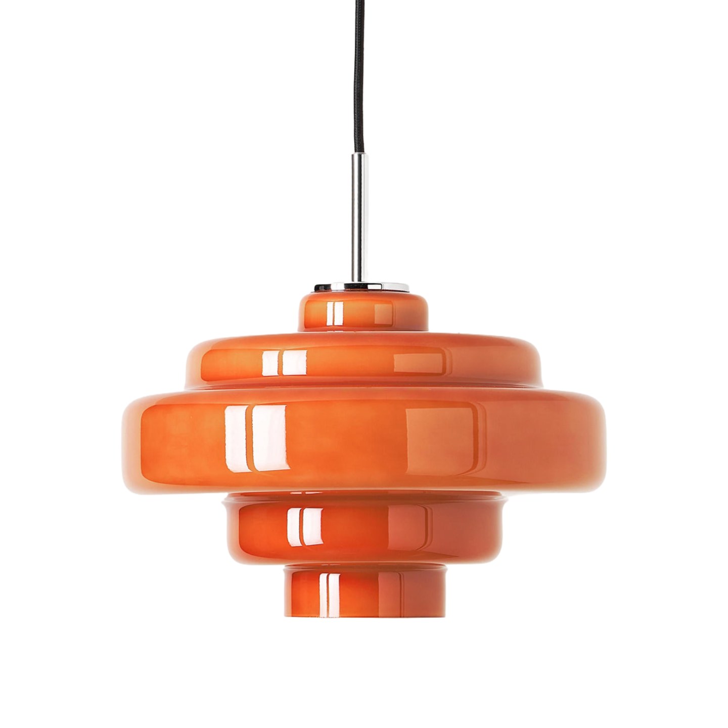 Orange Koloro-Millie-Glass-Pendelleuchte