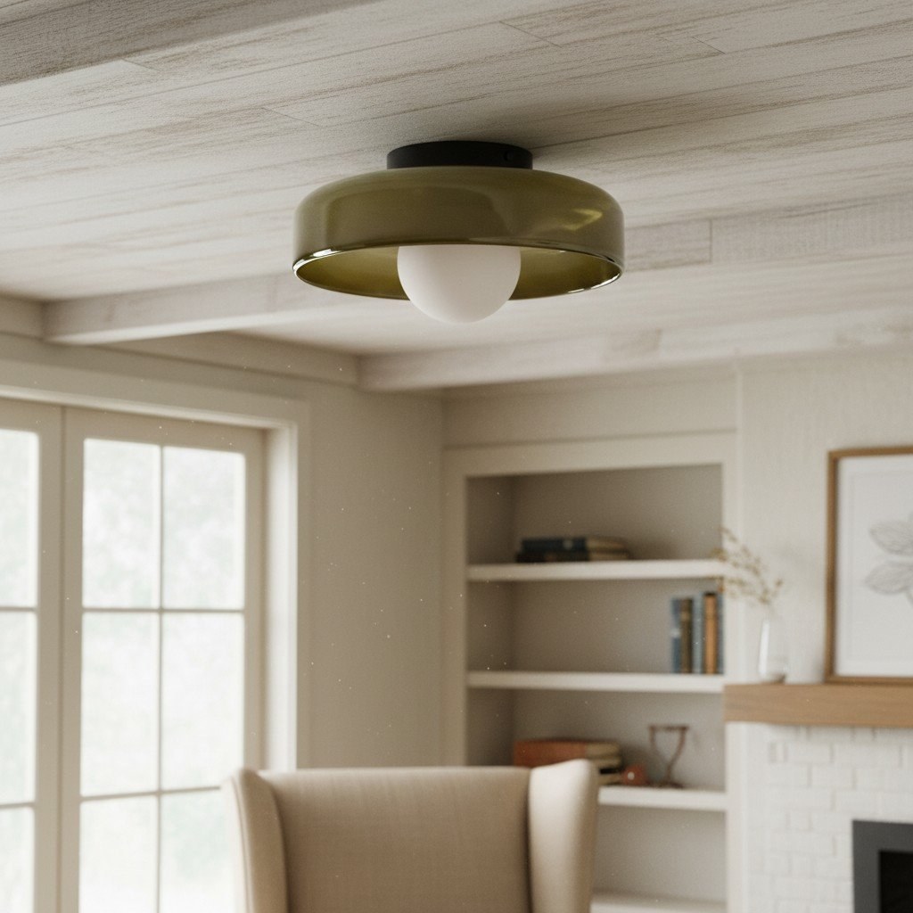 Glasenti Halo Disc Orb Ceiling Lamp Wall Lamp – Modern Sculptural Lighting for Living Spaces N33 4