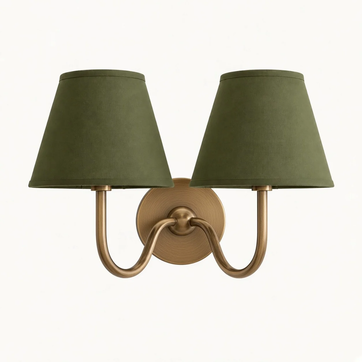 Luvora 2 Heads · Brass · Green Plain