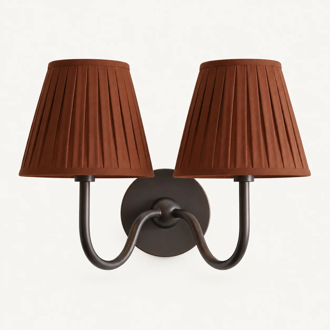 Luvora 2 Heads · Matte Black · Red Pleated