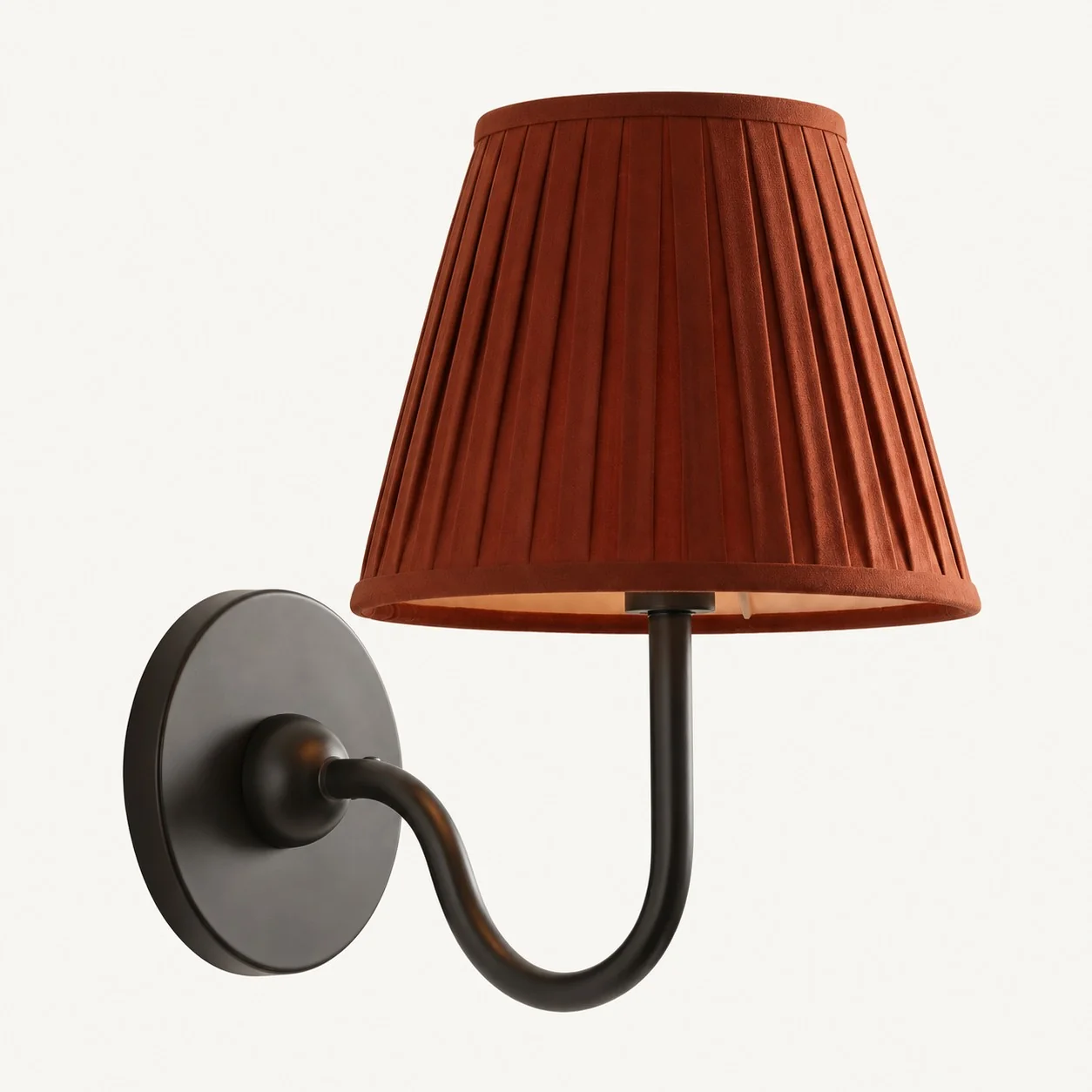 Luvora 1 Head · Matte Black · Red Pleated