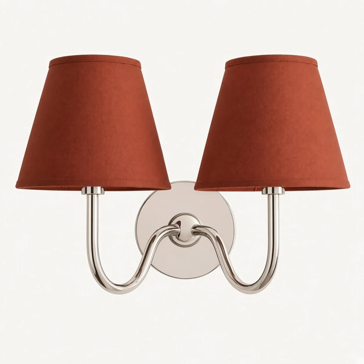 Luvora 2 Heads · Chrome · Red Plain
