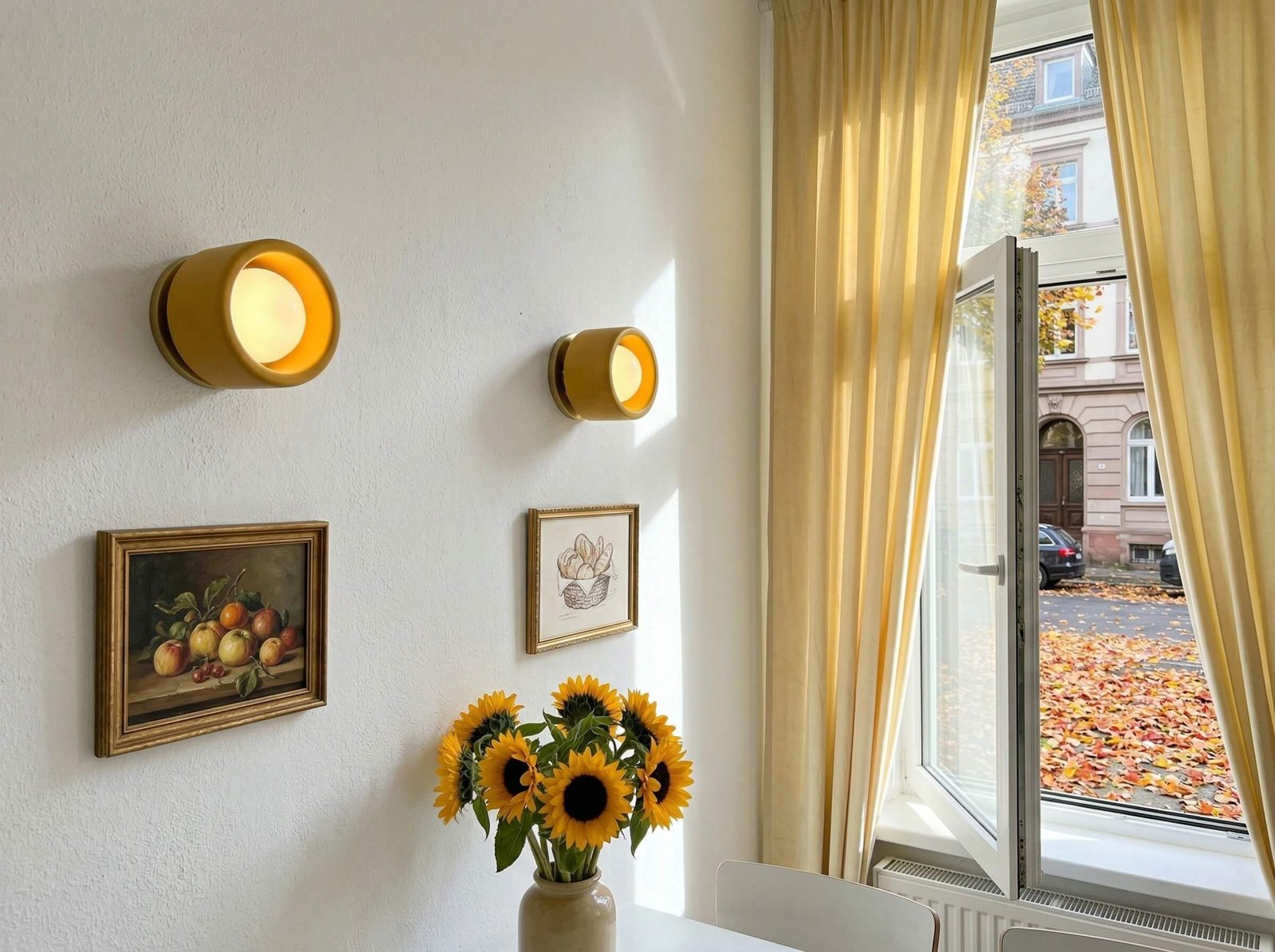 Cerova sconce in a dining room