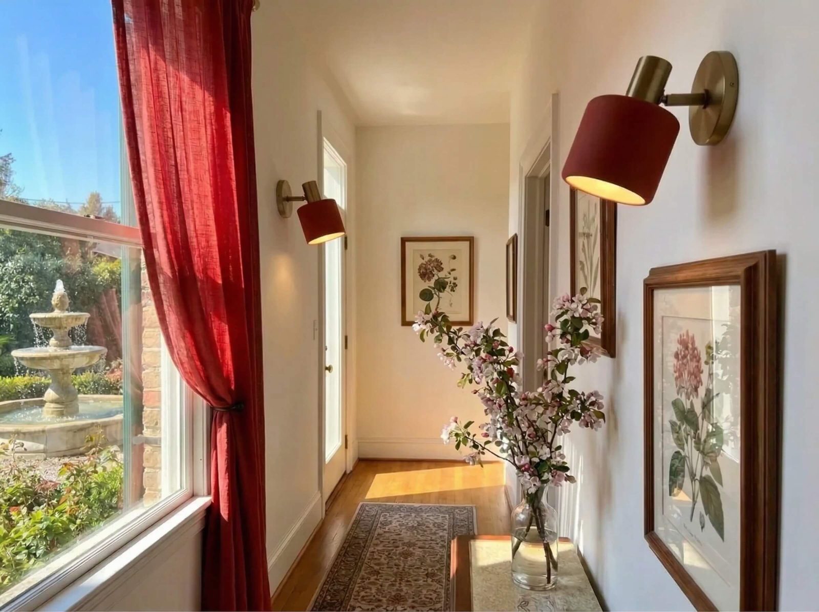 Cerova sconce in a hallway
