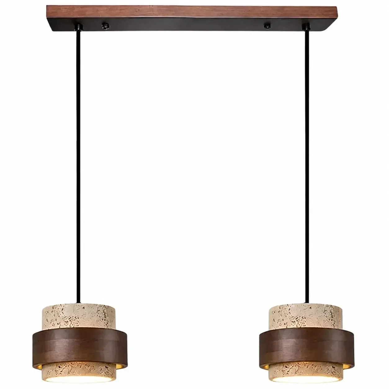 2-Light linear canopy configuration