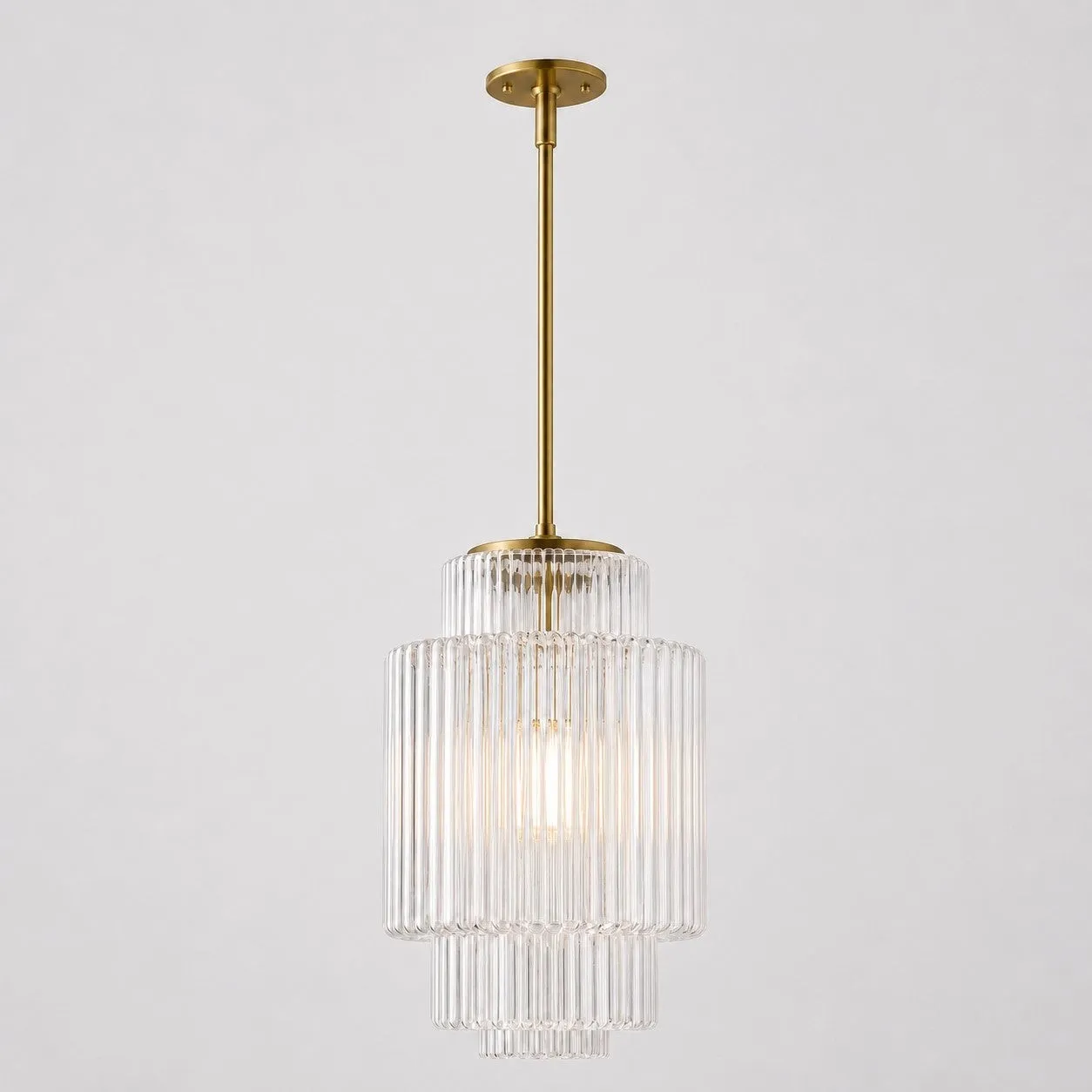 Ribbed Glass Large
