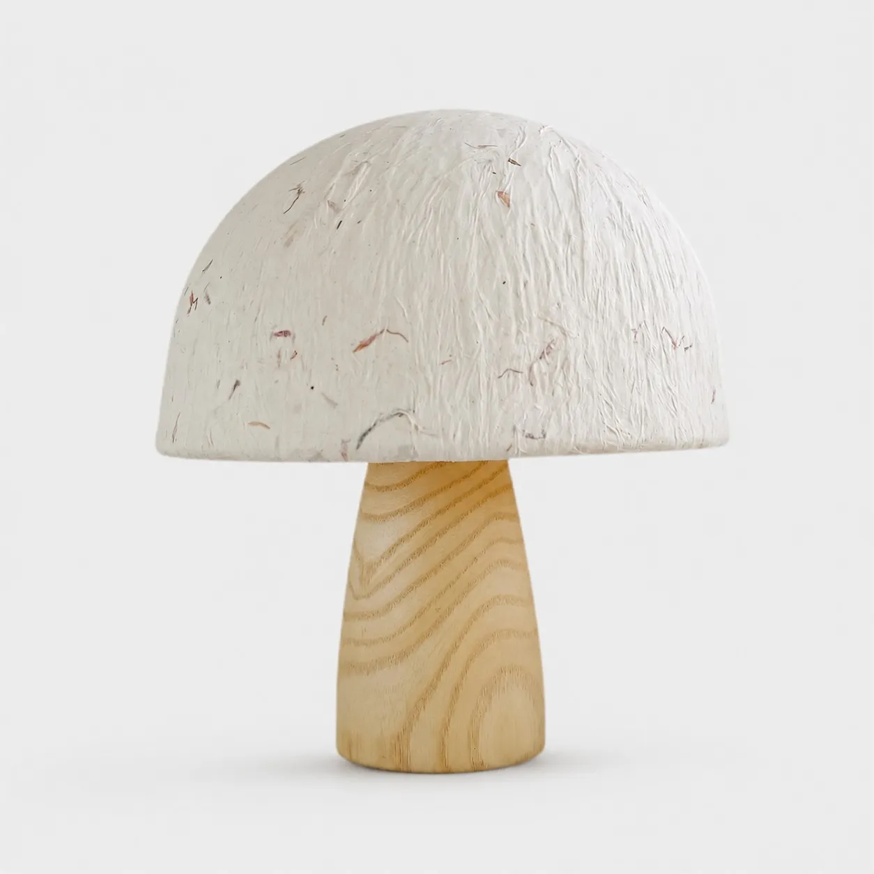 Mushroom table lamp front SKU view