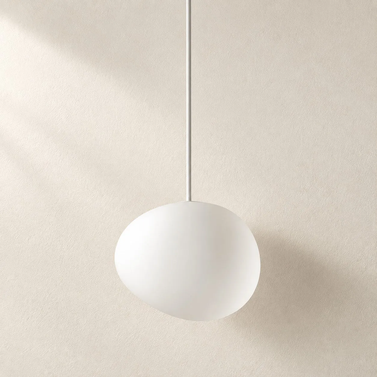 Stonea Milk Glass Pendant Light for Modern Interior Spaces