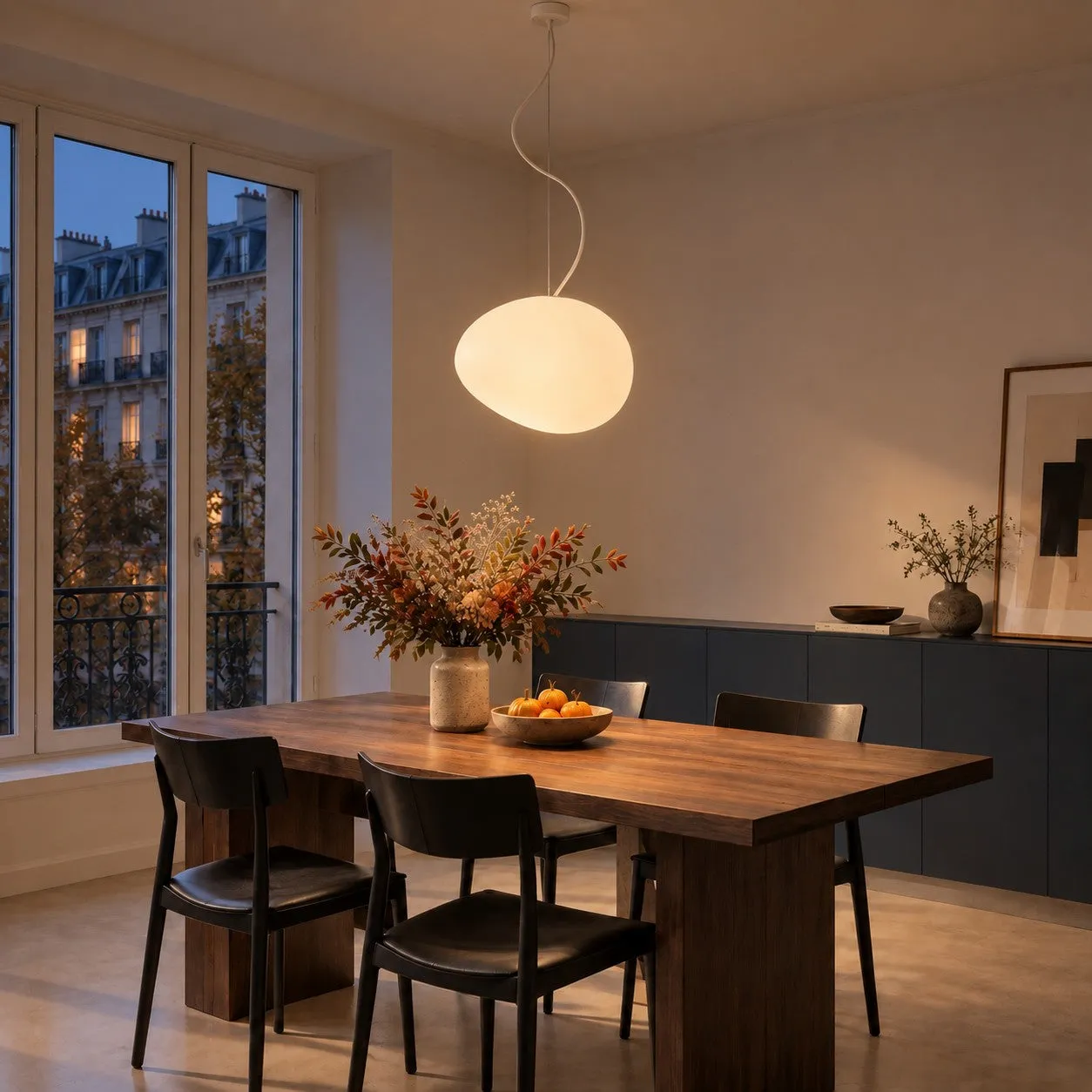 Stonea Milk Glass Pendant Light for Modern Interior Spaces