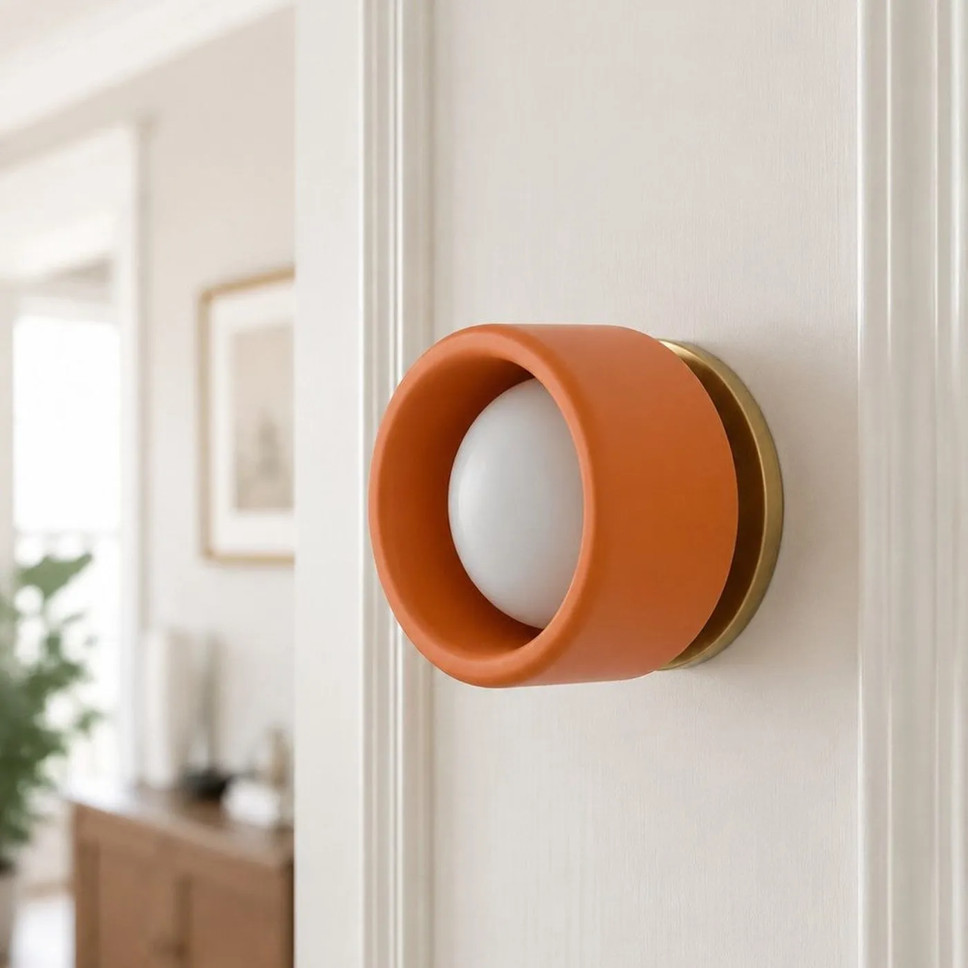 Cerova Modern Porcelain Pivoting Wall Sconce