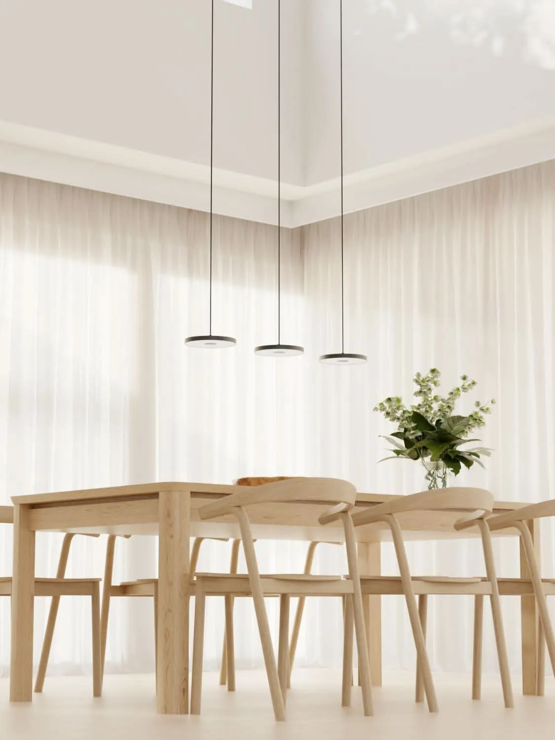 Minimalist Multi Head Pendant Light – Circular Design for Kitchen 14
