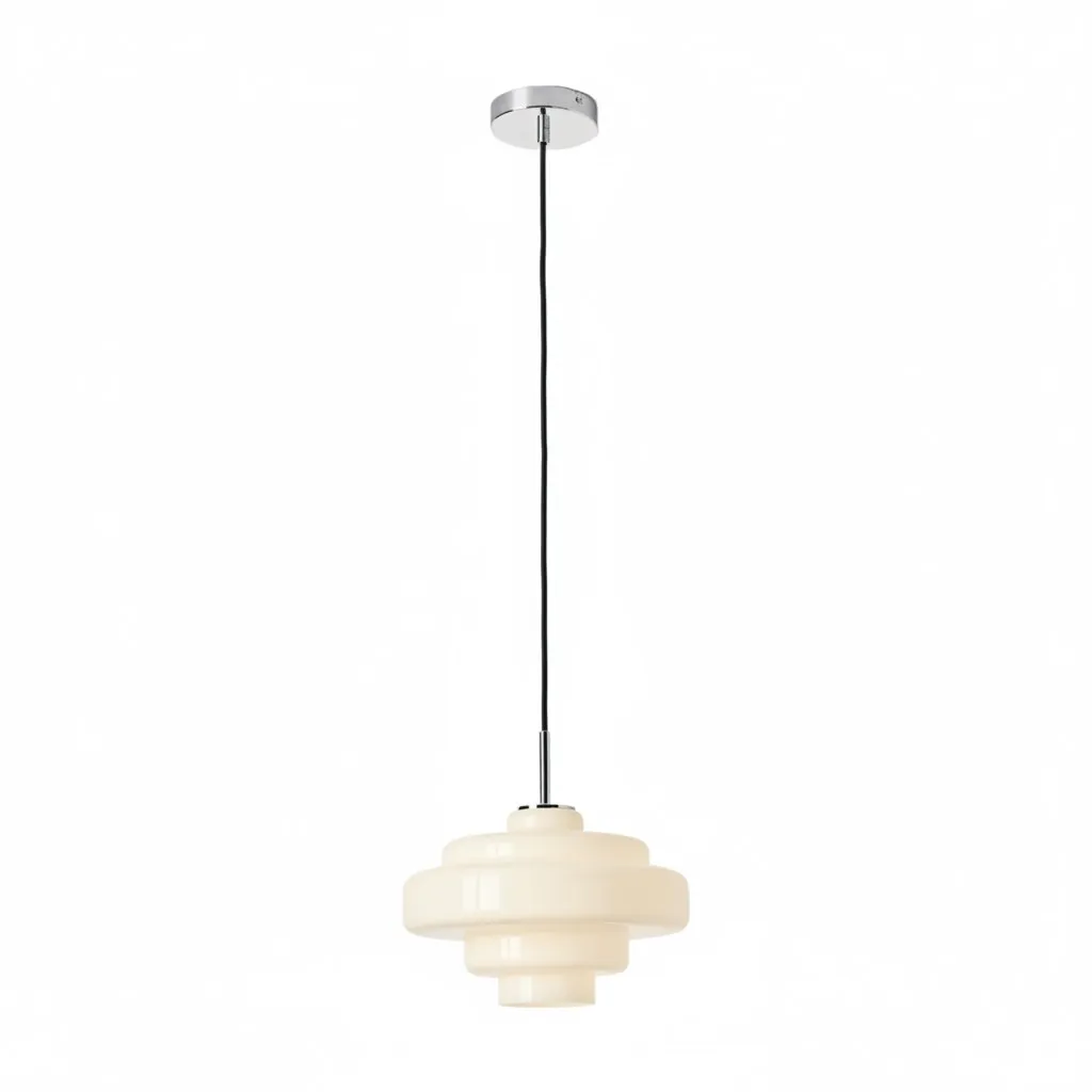Koloro Colored Glass Shade Pendant Lamp – Adjustable Suspension Modern Interior Lighting Fixture 19
