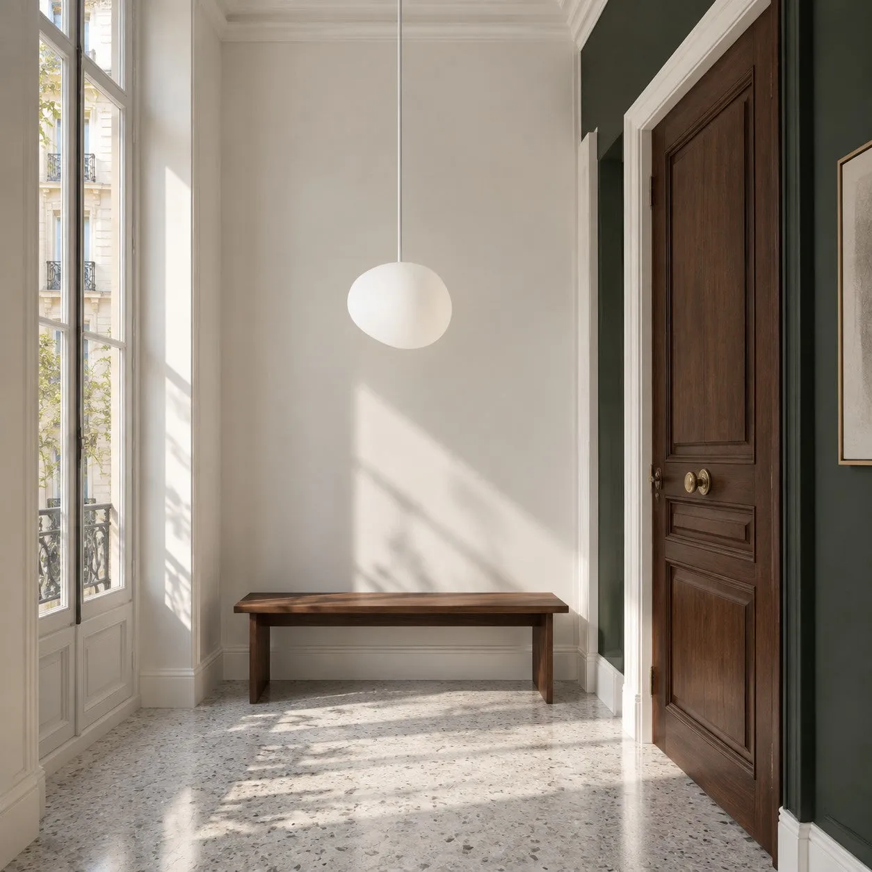 Stonea Milk Glass Pendant Light for Modern Interior Spaces