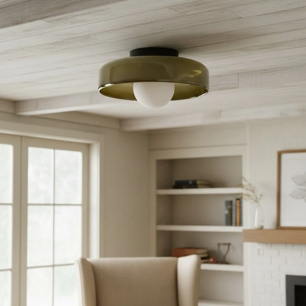 Glasenti Halo Disc Orb Ceiling Lamp Wall Lamp – Modern Sculptural Lighting for Living Spaces N33 4