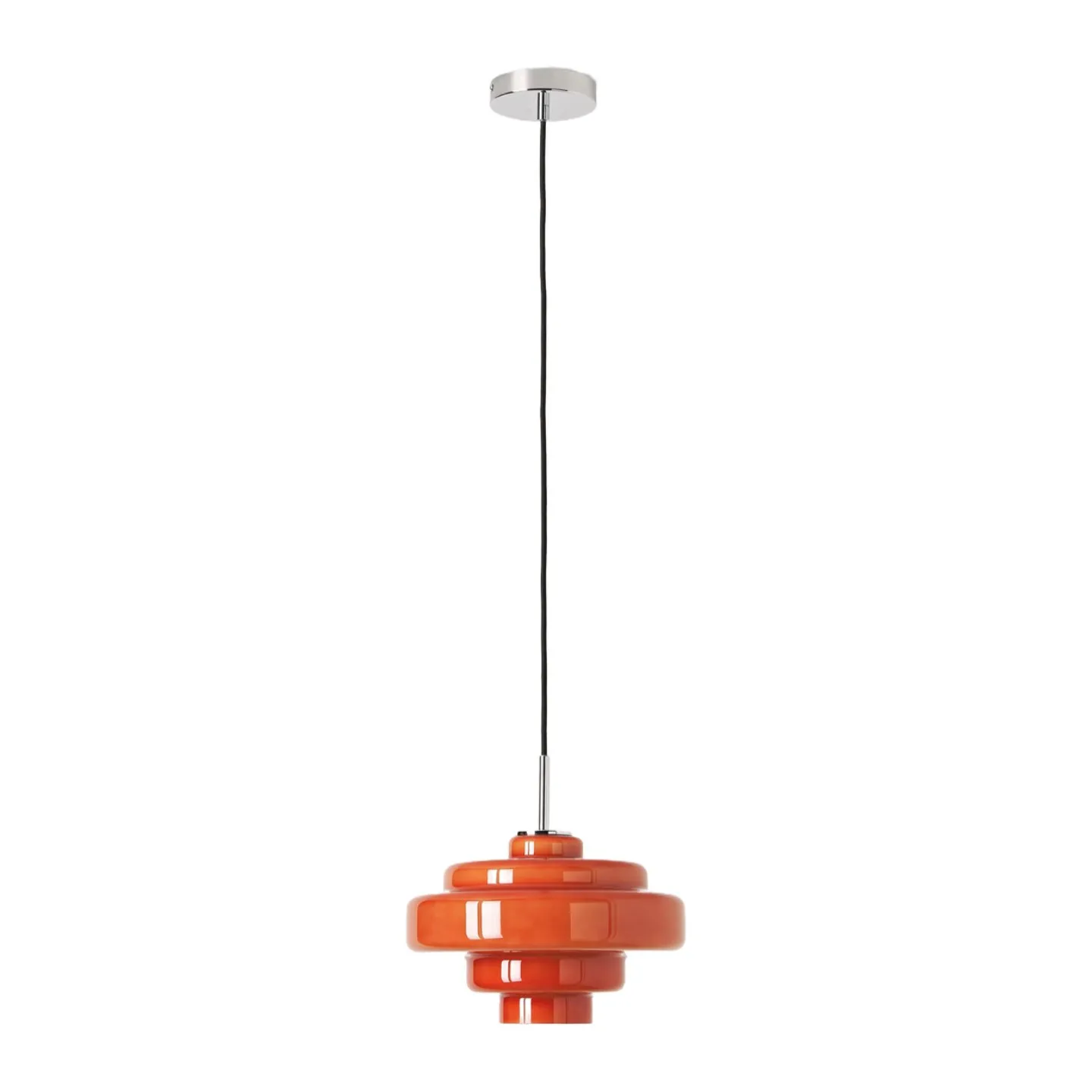 Koloro Colored Glass Shade Pendant Lamp – Adjustable Suspension Modern Interior Lighting Fixture 44