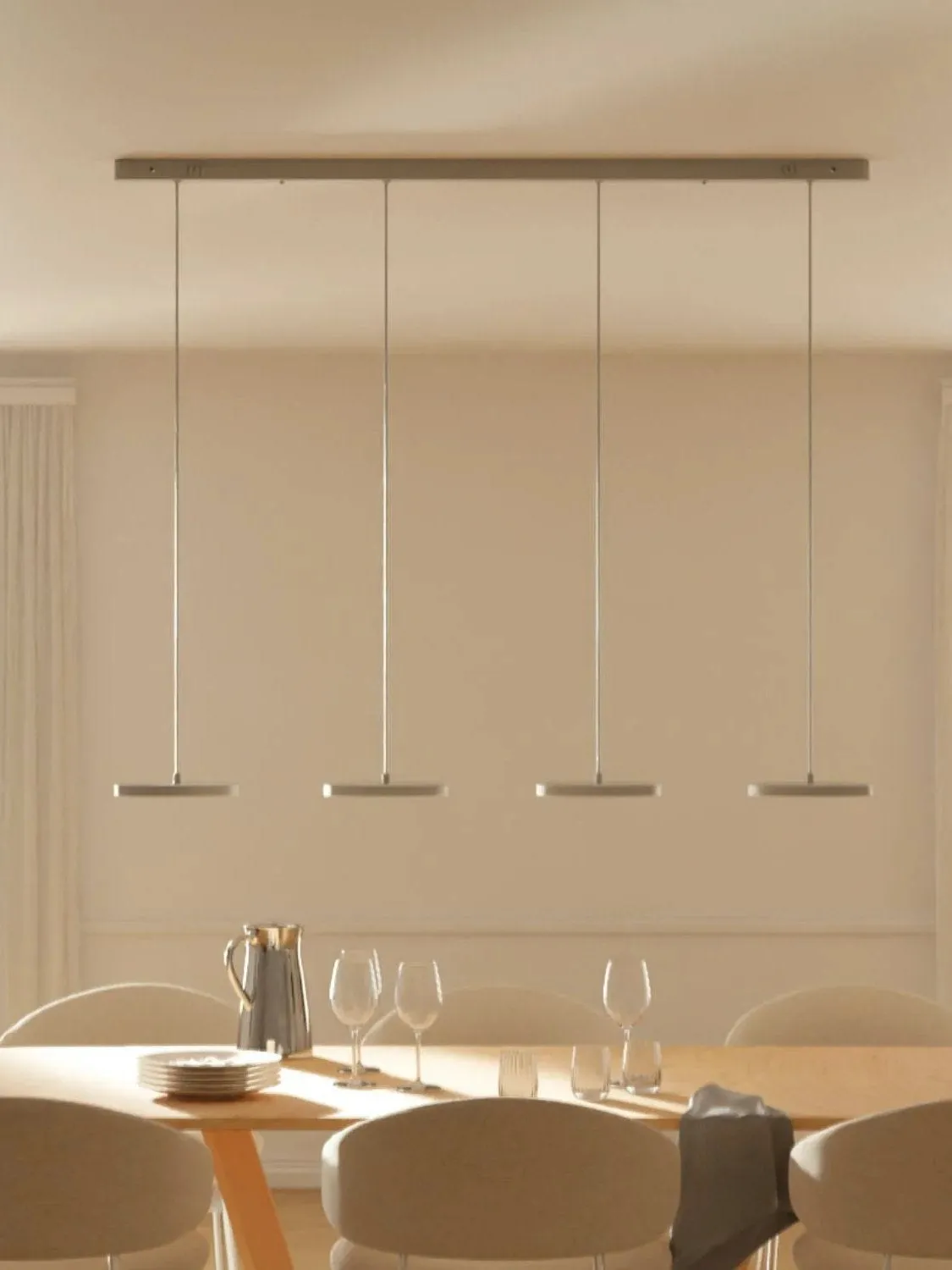 Minimalist Multi Head Pendant Light – Circular Design for Kitchen 17